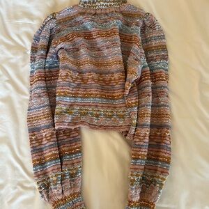Anthropologie Multicolor Striped Sweater
